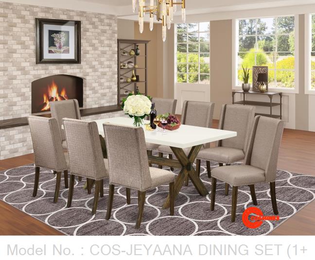 COS-JEYAANA DINING SET (1+8)